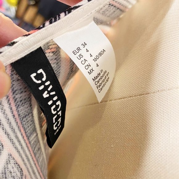 NWOT H&M Divided Geometric Fit + Flare Skater Tank Mini Dress - Picture 11 of 11